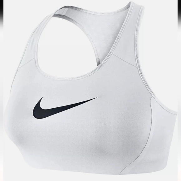 Nike Women's Dri-Fit High Victory Shape White Sports Bra Women Size S - Picture 2 of 5